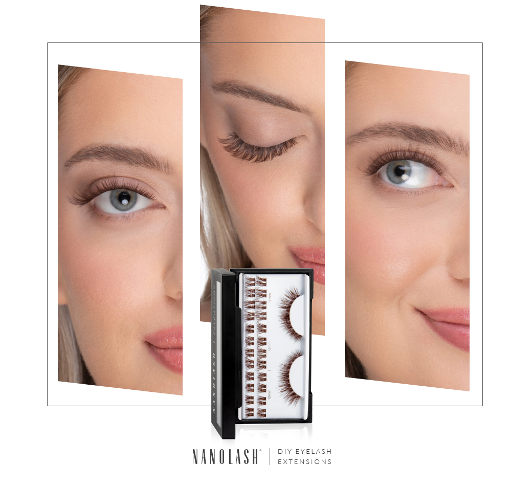 nanoilash diy wimpern extensions
